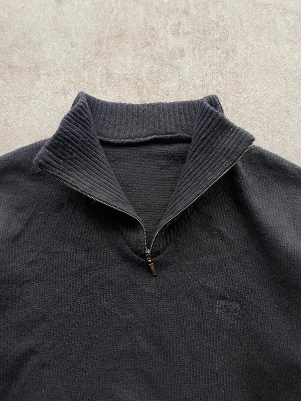 HUGO BOSS MAGLIONE BLU