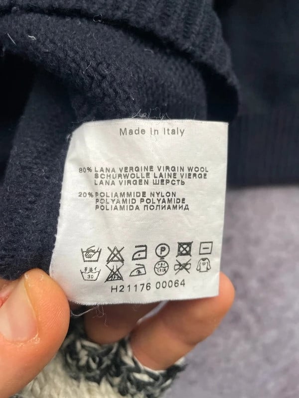 HUGO BOSS MAGLIONE BLU — 7