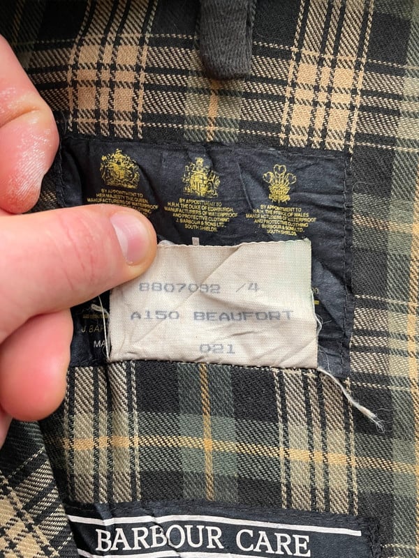 BARBOUR BEAUFORT VERDE — 9