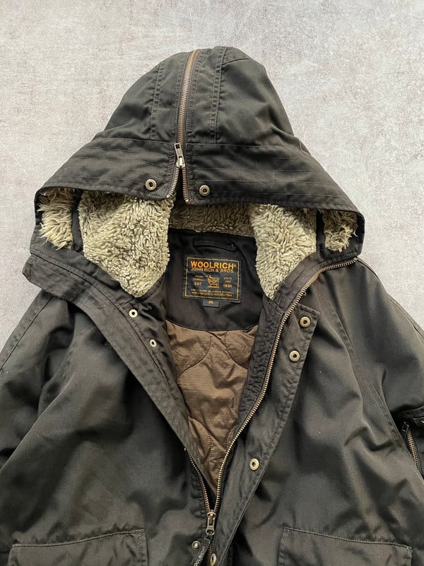 Woolrich giacca cappuccio pelo — 7