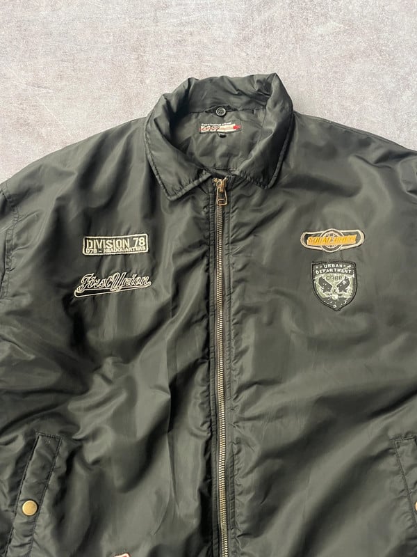 bomber blu scuro COLLETTO — 2