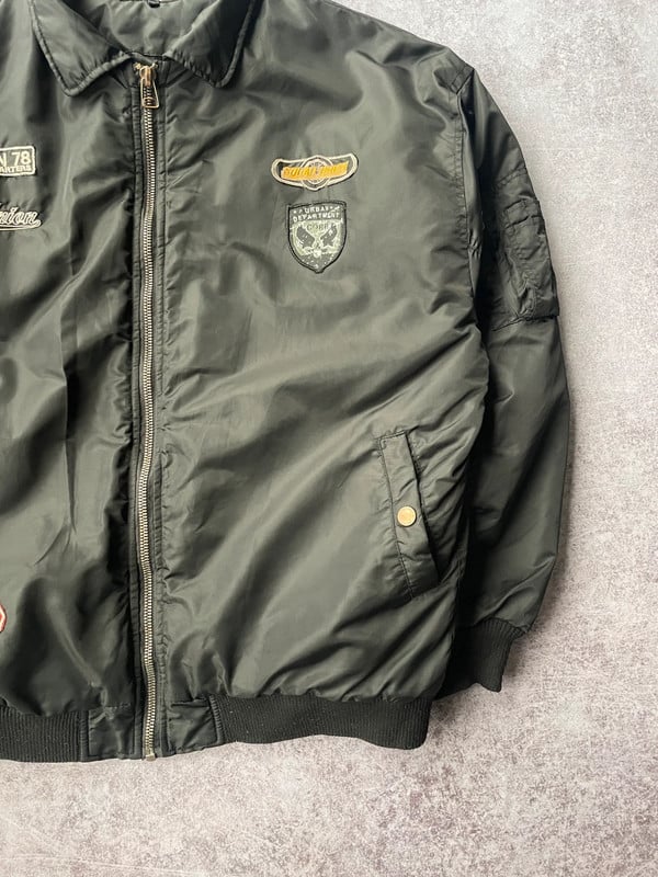 bomber blu scuro COLLETTO — 4