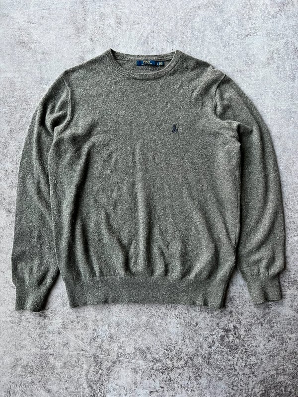 polo maglione grigio
