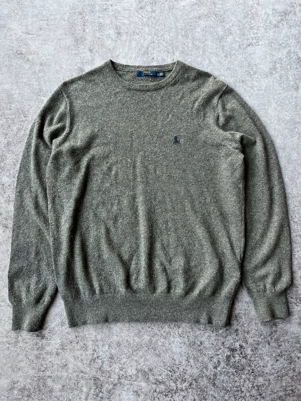 polo maglione grigio