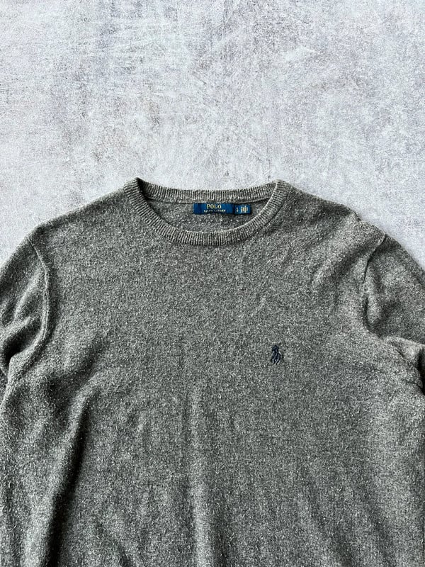 polo maglione grigio