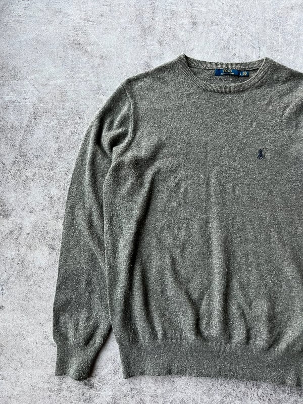 polo maglione grigio