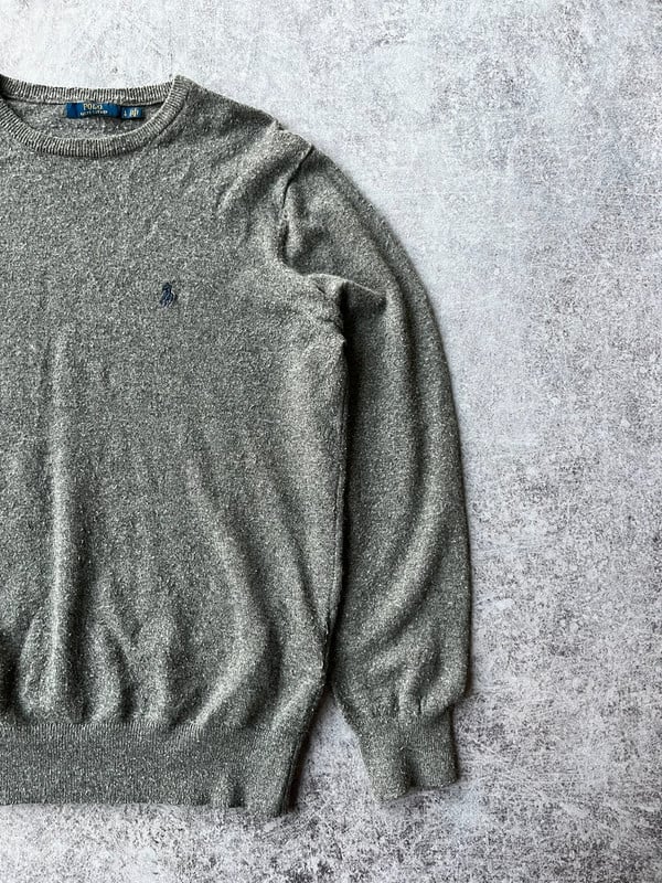 polo maglione grigio