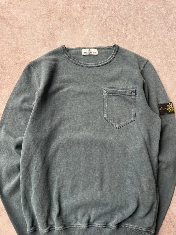 Stone Island felpa blu — 2