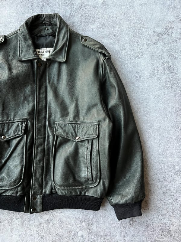 Sport & Adventure giacca in pelle nera — 4