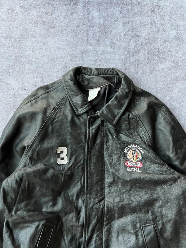 Missisauga giacca in pelle nera — 2
