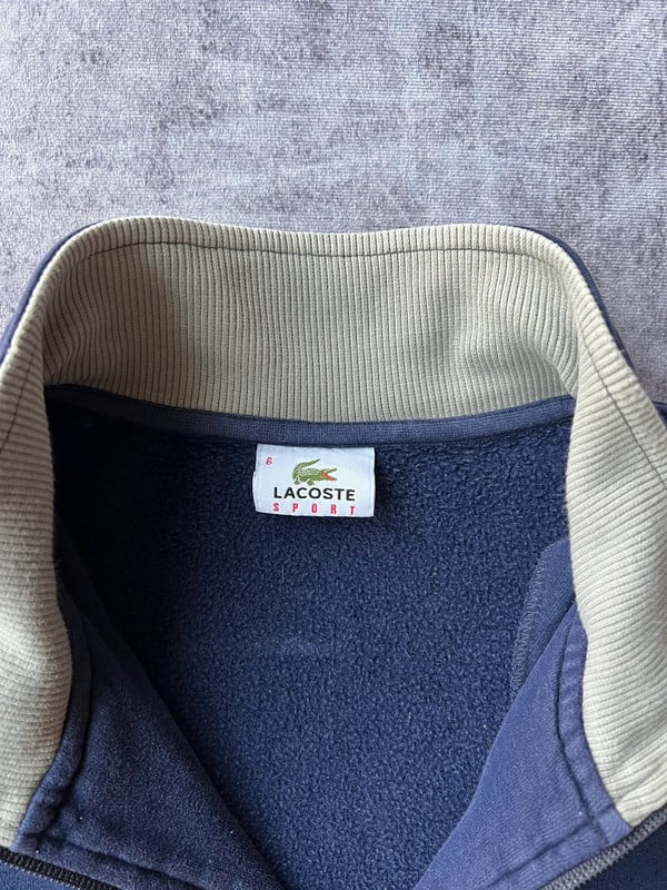 Lacoste maglione marrone a righe — 5
