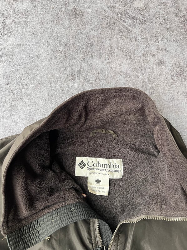 Columbia giacca marrone scuro — 4