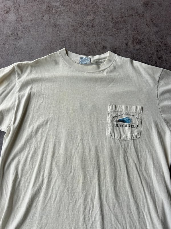 vintage tee single stitch fishing — 3