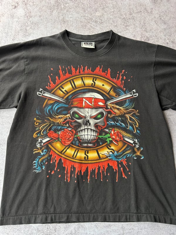 90s Guns n Roses vintage tee music single stitch — 2