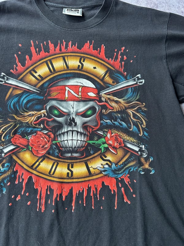 90s Guns n Roses vintage tee music single stitch — 4