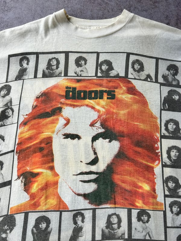 90's The Doors Val Kilmer Jim Morrison movie promo tee rock vintage — 3