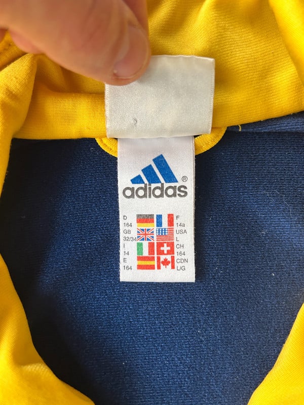 Adidas tuta blu gialla — 7