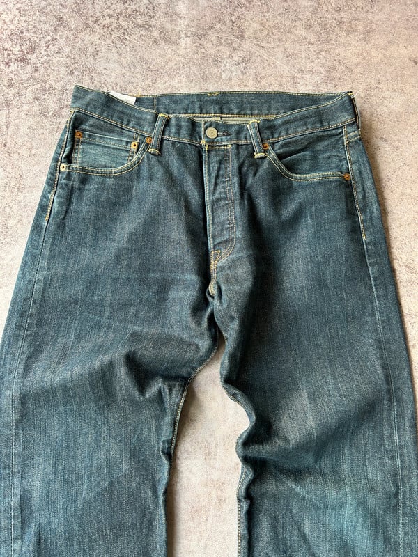 Levi's 501 denim raw — 3