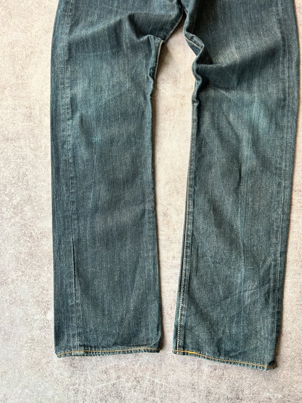 Levi's 501 denim raw — 4