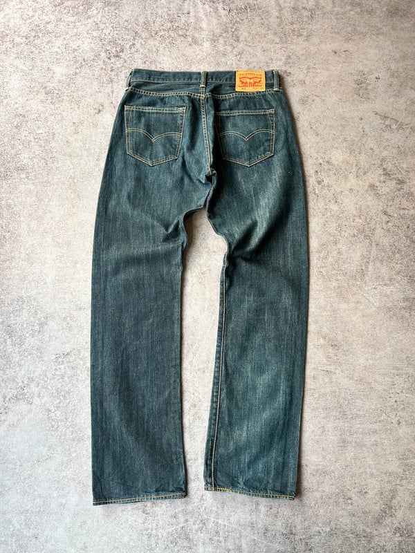 Levi's 501 denim raw — 5