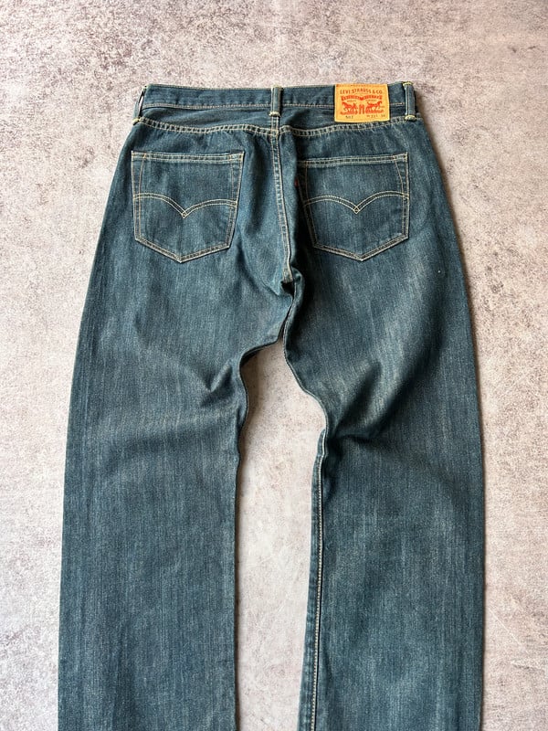 Levi's 501 denim raw — 6