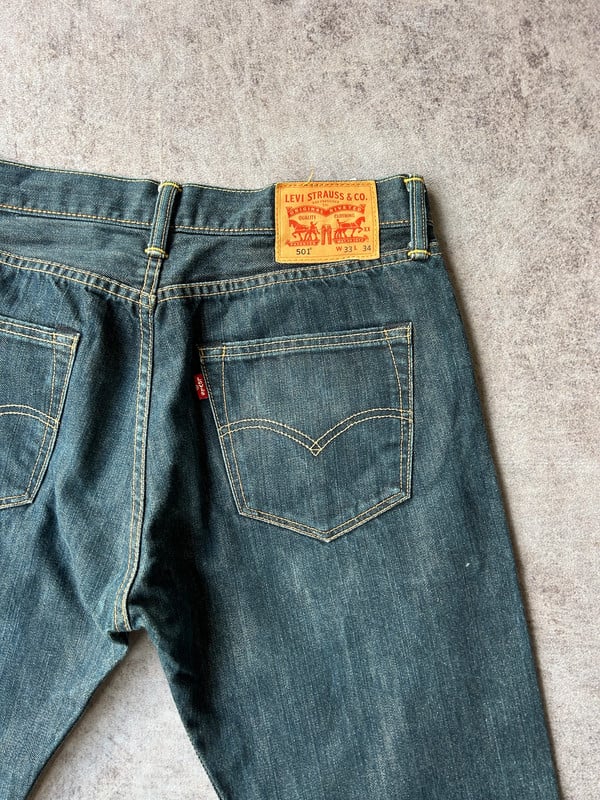 Levi's 501 denim raw — 7