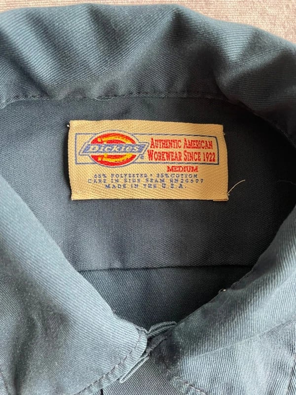 Dickies workwear shirt blue vintage — 8