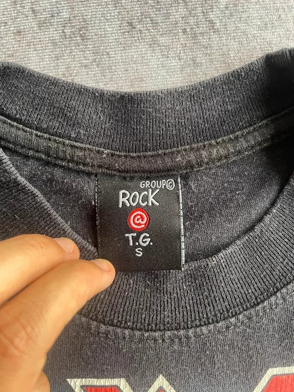 90s Iron Maiden rock vintage tee music — 5