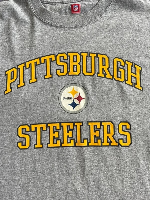 NFL t-shirt Pittsburg Steelers grey — 4