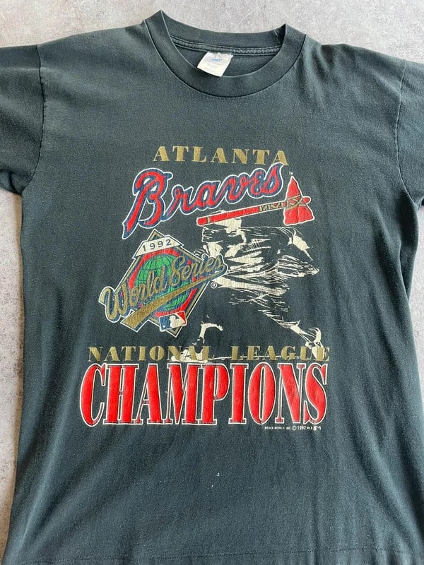 ‘92 Atlanta Braves vintage tee — 5