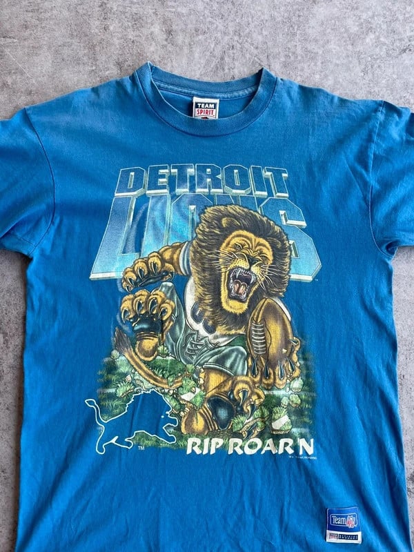 ‘95 Detroit Lions NFL American vintage sport — 2