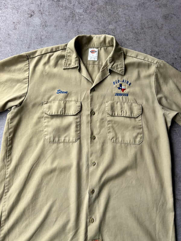 Dickies Floaire workwear camicia beige — 2