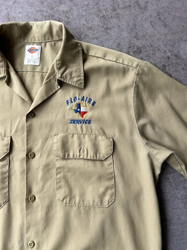 Dickies Floaire workwear camicia beige — 4