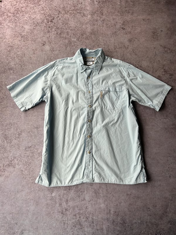 Columbia camicia azzurra
