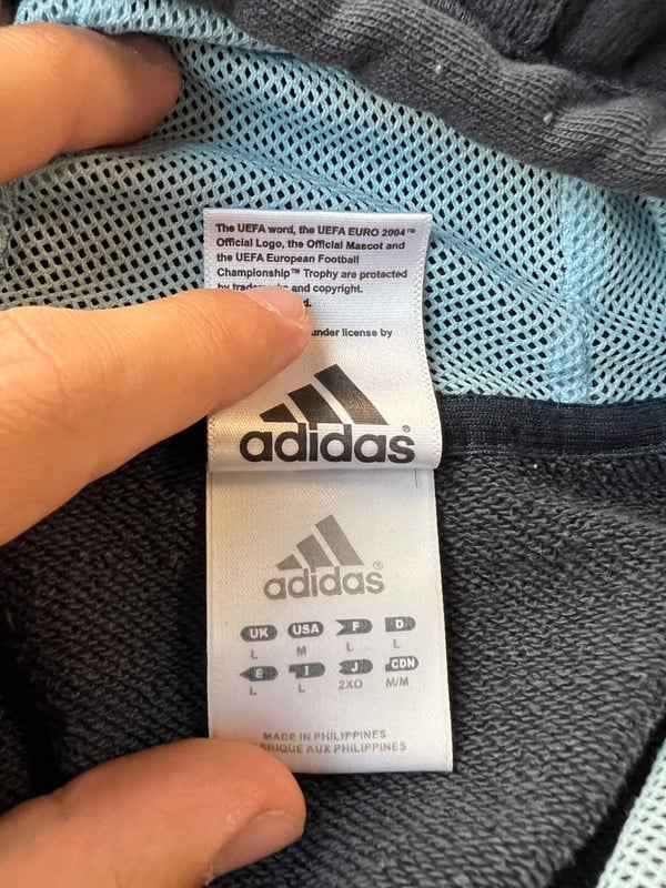 HOODIE ADIDAS BLU — 6
