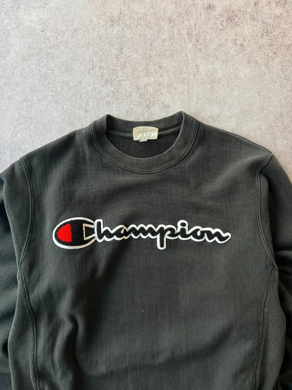 CREWNECK CHAMPION NERO — 3
