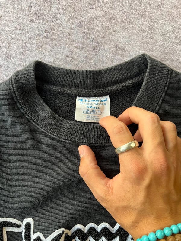 CREWNECK CHAMPION NERO — 5