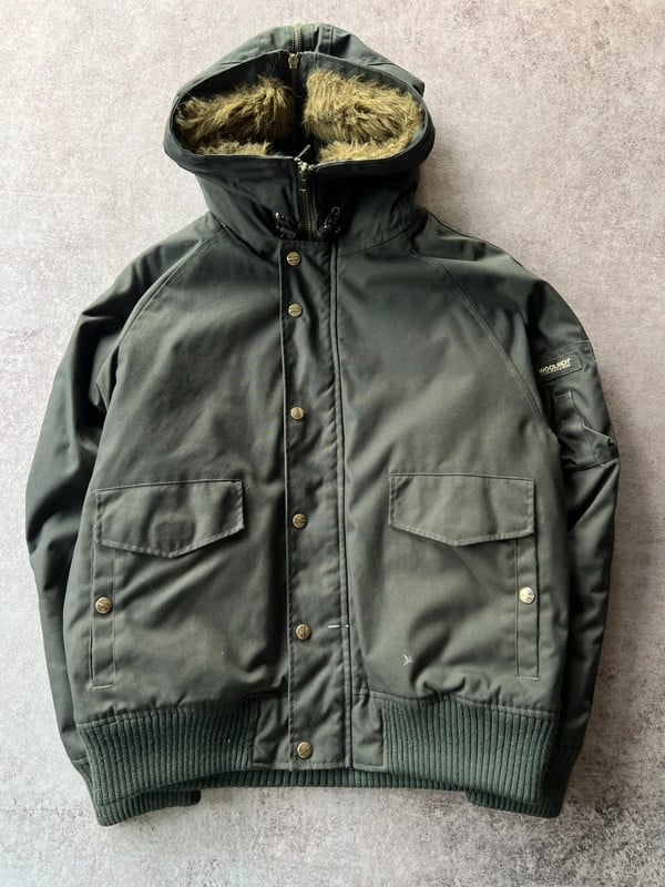 Woolrich giacca blu pelo — 2