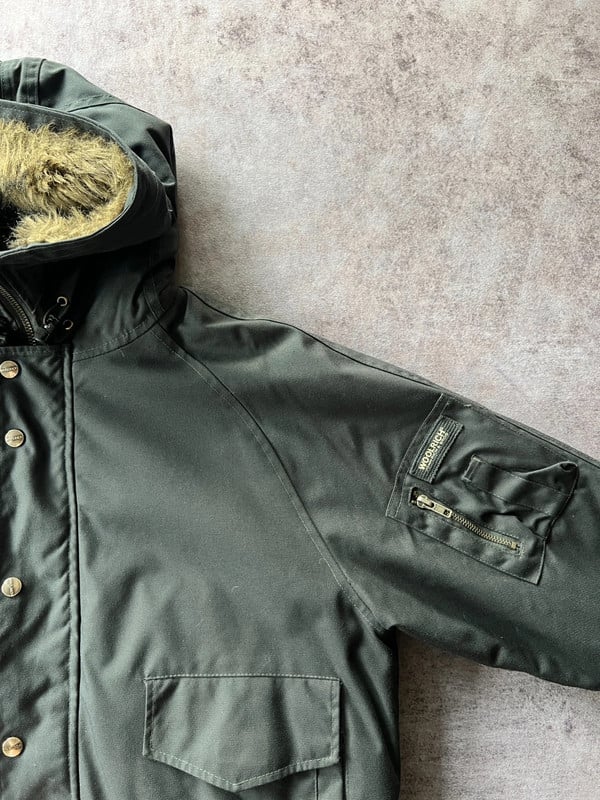 Woolrich giacca blu pelo — 3