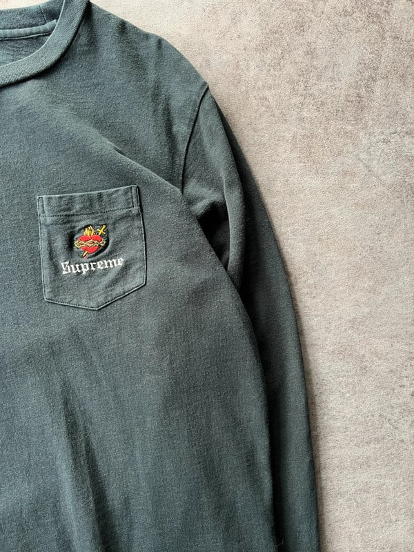 Supreme longsleeve tee blu
